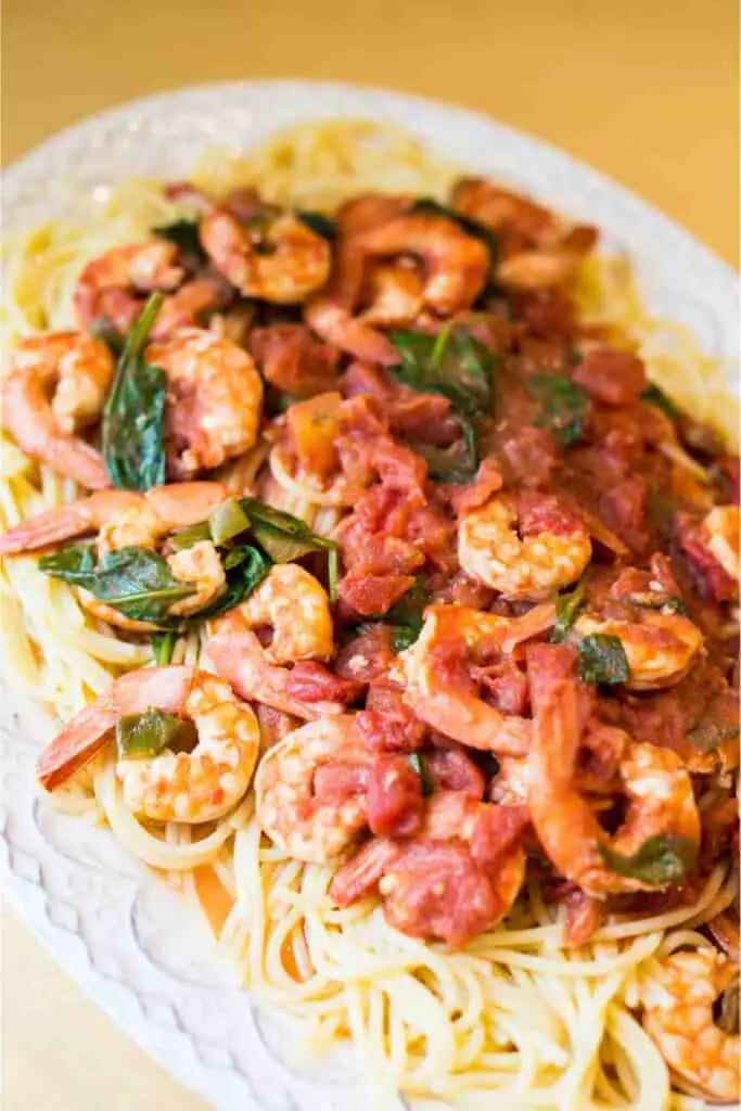 Shrimp Chop Suey with Noodles