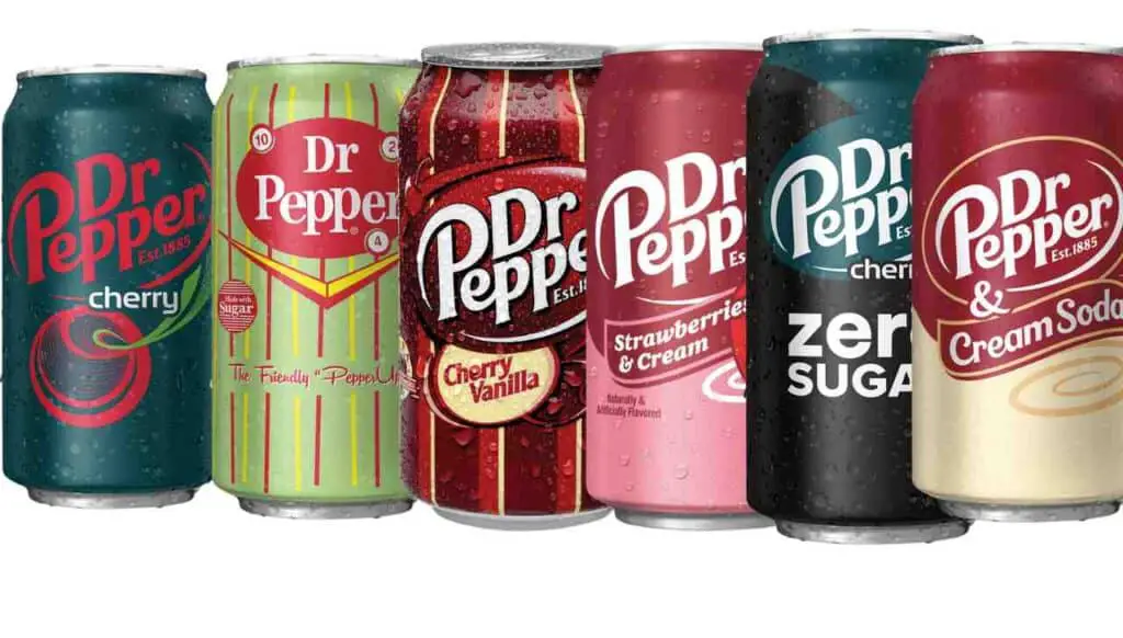Variations of Dr Pepper