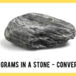 How Many Grams in a Stone