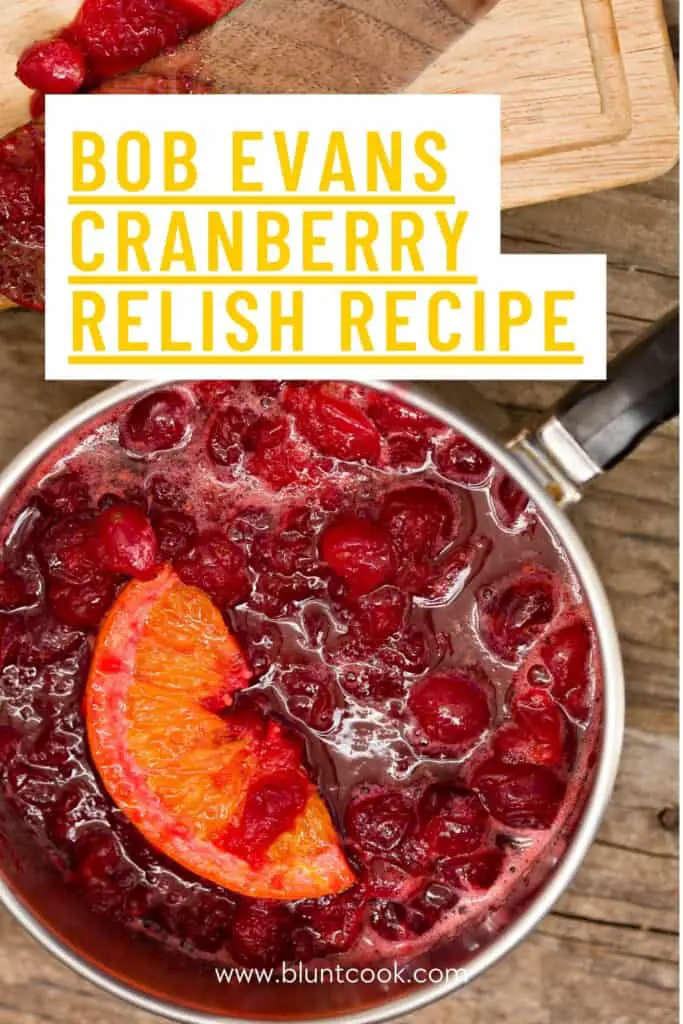 Bob Evans Cranberry Relish Recipe