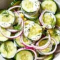 Creamy Cucumber Salad Recipe